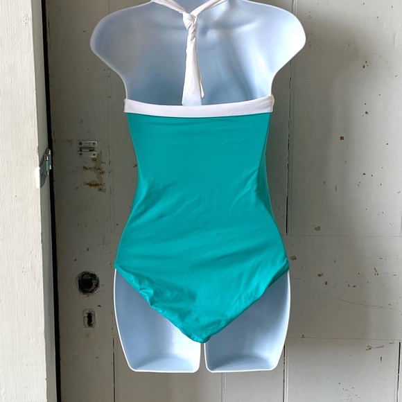 Lauren Ralph Lauren Halter One Piece Swim Suit - Picture 4 of 12